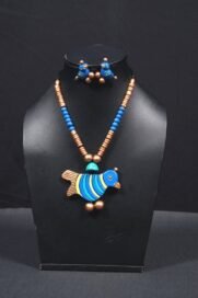 Terracotta Necklace and Earring Set