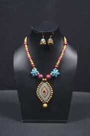 Terracotta Necklace and Earring Set