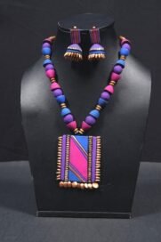 Terracotta Necklace and Earring Set