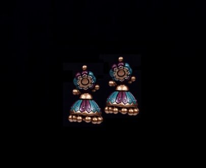 Terracotta Jhumka Earring - Jimikki