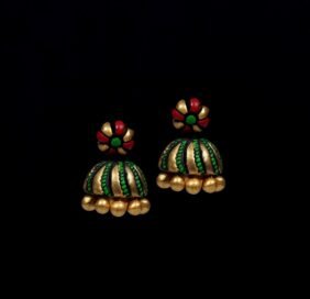 Terracotta Jhumka Earring - Jimikki