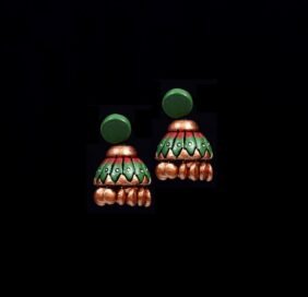 Terracotta Jhumka Earring - Jimikki