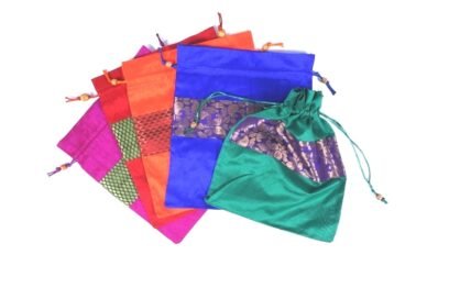 Brocade Silk Potli Gift Bag