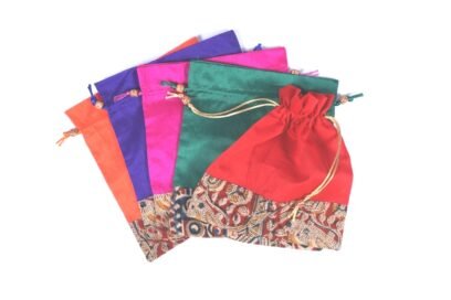 Kalamkari Silk Potli Gift Bag