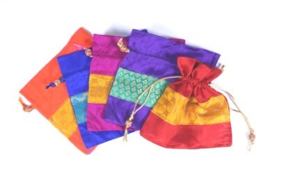 Banarasi Brocade Silk Potli Gift Bag