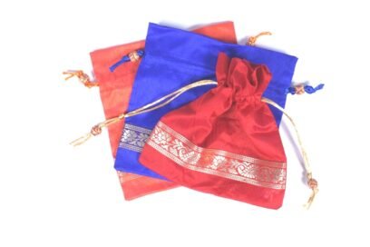 Zari Silk Potli Gift Bag