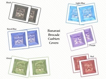 Banarasi Brocade Cushion Covers Jodi