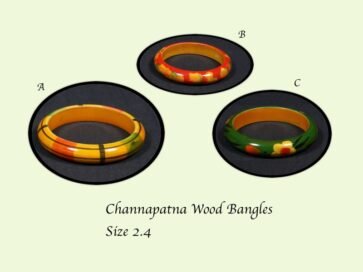 Channapatna wood bangles size 2.4