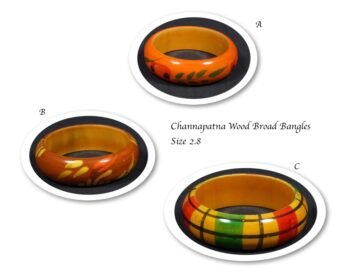 Channapatna wood bangles - size 2.8