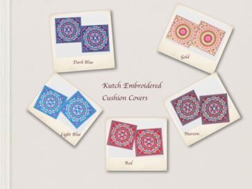 Kutch Embroidered Square Cushion Covers