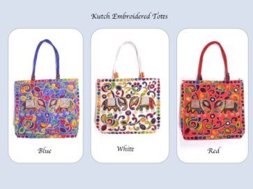 Trendy Kutch Embroidered Totes