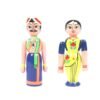 Channapatna Traditional Couple Doll in Blue