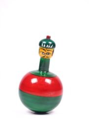 Channapatna Rolling Toy in Green