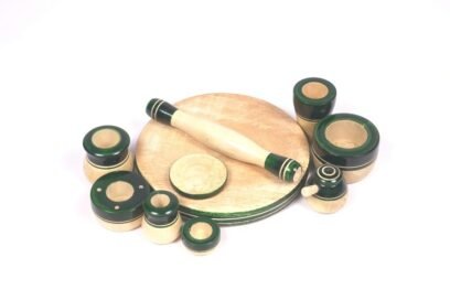 Channapatna Kitchen Set in Green