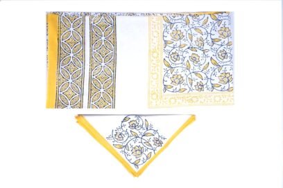 Block print Dining table cover and napkins set