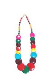 Trendy Resin Necklace in Multi-Color