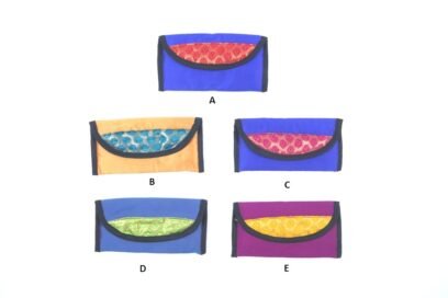 Bright Brocade Patch Flap Purse